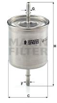 Mann Filter WK8222 - FILTRO COMBUSTIBLE