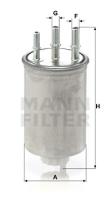 Mann Filter WK8296 - FILTRO COMBUSTIBLE CAR