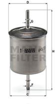 Mann Filter WK8322 - FILTRO COMBUSTIBLE CAR