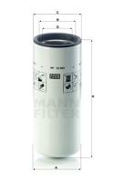 Mann Filter WP12905 - FILTRO ACEITE INDUSTRY