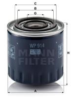 Mann Filter WP914 - FILTRO ACEITE CAR