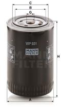 Mann Filter WP931 - FILTRO ACEITE CAR+INDUSTRY