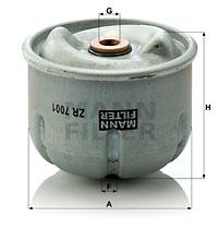 Mann Filter ZR7001 - FILTRO ACEITE CAR