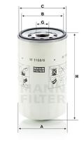 Mann Filter W11686 - FILTRO ACEITE