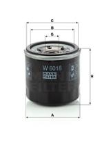 Mann Filter W6018 - FILTRO ACEITE CAR