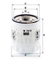 Mann Filter W7015 - FILTRO ACEITE CAR