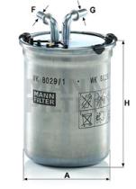 Mann Filter WK80291 - FILTRO COMBUSTIBLE CAR