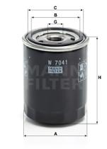 Mann Filter W7041 - FILTRO ACEITE CAR+INDUSTRY