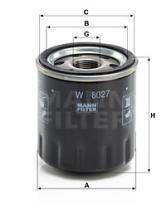 Mann Filter W8027 - [*]FILTRO ACEITE