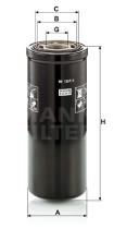 Mann Filter WH12574 - FILTRO ACEITE INDUSTRY