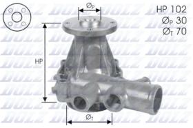 Dolz A242 - BOMBA DE AGUA ALFA 75/90 2.0-2