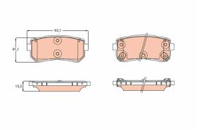 Trw GDB3641 - PRODUCTO
