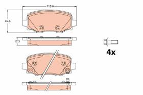 Trw GDB2116 - PRODUCTO