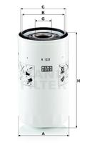 Mann Filter W1223 - FILTRO ACEITE INDUSTRY