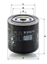 Mann Filter W92046 - FILTRO ACEITE