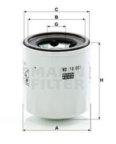 Mann Filter WD10001X - FILTRO ACEITE INDUSTRY