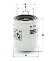 Mann Filter WD8002 - FILTRO ACEITE