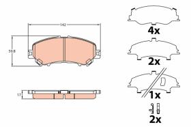 Trw GDB3648 - PRODUCTO