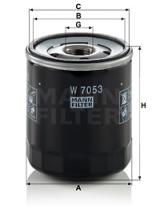 Mann Filter W7053 - FILTRO ACEITE