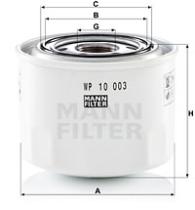 Mann Filter WP10003 - FILTRO ACEITE TRUCK
