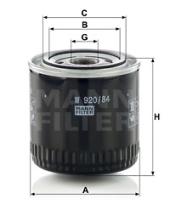 Mann Filter W92084 - FILTRO ACEITE INDUSTRY