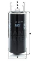 Mann Filter WD96215 - FILTRO ACEITE INDUSTRY