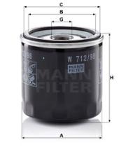 Mann Filter W71298 - FILTRO ACEITE INDUSTRY