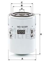 Mann Filter WD10009 - FILTRO ACEITE