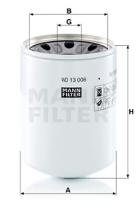 Mann Filter WD13008X - FILTRO ACEITE