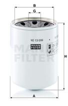 Mann Filter WD13008X - FILTRO ACEITE INDUSTRY