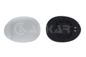 Alkar 6471918 - RETROVISOR IZQ. ,CRISTAL+SOPORTE,ASFERICO,