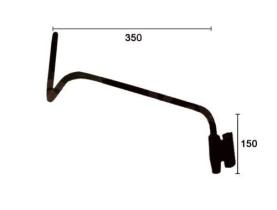 Alkar 9403008 - RETROVISOR REVERS.BRAZO,17MM