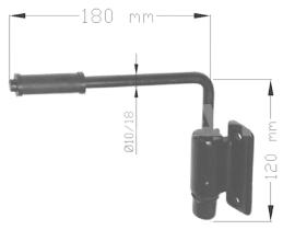 Alkar 9403011 - RETROVISOR REVERS.BRAZO,10-18MM