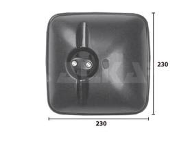 Alkar 9421150 - RETROVISOR REVERS.GRAN ANGULO,CRISTAL+CARCASA,