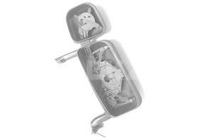 Alkar 9455001 - RETROVISOR DCH.PRINCIPAL,CUERPO,ELEC.670X280MM