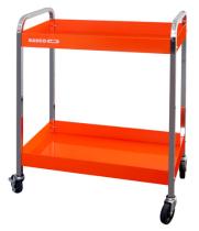 Bahco 1470KC2 - CARRO NARANJA CON DOS BANDEJAS DE ALUMINIO DE 759 MM X 432 M