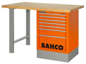 Bahco 1495K6CWB15TW - BANCO DE TRABAJO CON ENCIMERA DE MADERA DE INDUSTRIA PESADA