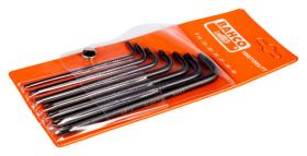 Bahco 1995TORX7T - JUEGO DE LLAVES TIPO ALLEN TORX® LARGAS Y FOSFATADAS, T10-T4