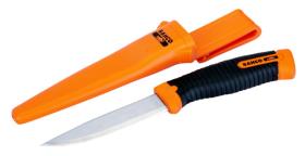 Bahco 2446OV - CUCHILLO MULTIFUNCION CON MANGO BI-COMPONENTE Y UNA FUNDA ES