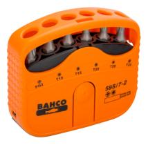 Bahco 59S72 - JUEGO DE PUNTAS DE 1/4" PARA TORNILLOS PHILLIPS Y TORX® DE 2