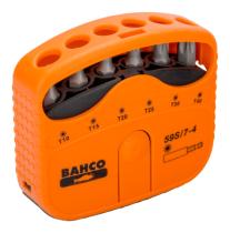 Bahco 59S74 - JUEGO DE PUNTAS DE 1/4" PARA TORNILLOS TORX® DE 22 MM X 65 M