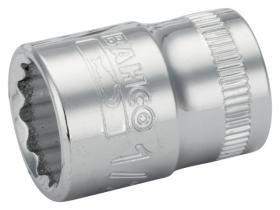 Bahco A7400DZ12 - VASO CON CUADRADILLO DE 3/8" CON PERFIL BI-HEXAGONAL DE 1/2"