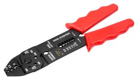 Bahco CRB02 - ALICATES PARA ENGASTADO/CORTE/PELADO CON MANGO ROJO 14 AWG-1