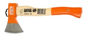 Bahco HGPS10400 - HACHA CAMPING CON MANGO DE FRESNO CURVADO DE 400 MM Y 1,25 K