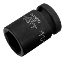 Bahco K7801Z118 - VASO DE IMPACTO CON CUADRADILLO DE 1/2" CON PERFIL HEXAGONAL