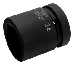 Bahco K9501M22 - VASO DE IMPACTO CON CUADRADILLO DE 1" CON PERFIL HEXAGONAL D