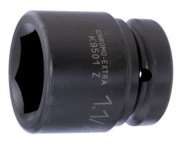 Bahco K9501Z1 - VASO DE IMPACTO CON CUADRADILLO DE 1" CON PERFIL HEXAGONAL D