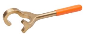 Bahco NS203200 - LLAVE PARA VALVULAS DE 24 MM, ANTI-CHISPA DE ALUMINIO BRONCE