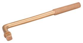 Bahco NSB24016230 - MANGO ACODADO DE 1/2", ANTI-CHISPA DE COBRE BERILIO (230 MM)