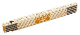 Bahco WR2MM - REGLA DE MADERA PLEGABLE METRICA DE 10 SECCIONES: 2 M